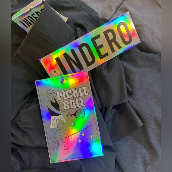 NWT!Pickle Ball skirt w-built in shorts Black size Medium - Picture 9 of 11